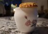 Cocktails in Jaipur: The Good, the Bad and the Overpriced Tipsy Tea Tale cocktail served in a delicate floral china teacup at Sura in Jaipur